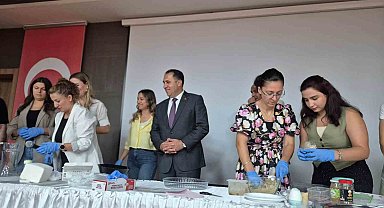 Aydın'da şekersiz lezzetler için mutfağa girdiler