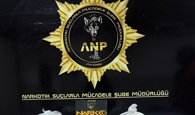 Aydın'da ticari takside 1 kilo 21 gram metamfetamin ele geçirildi