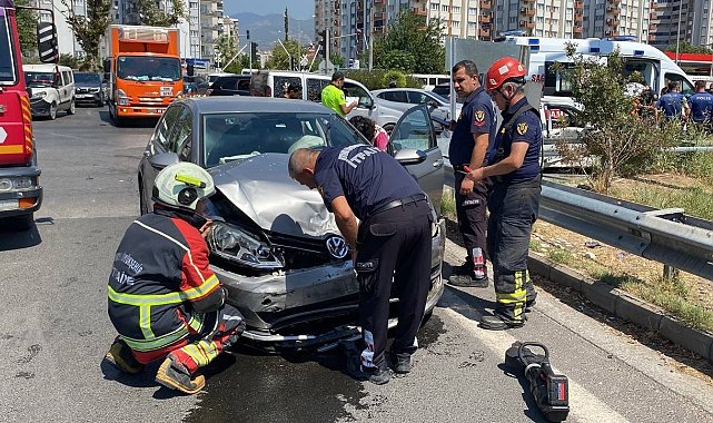 Aydın'da trafik kazası: 1'i bebek 4 yaralı