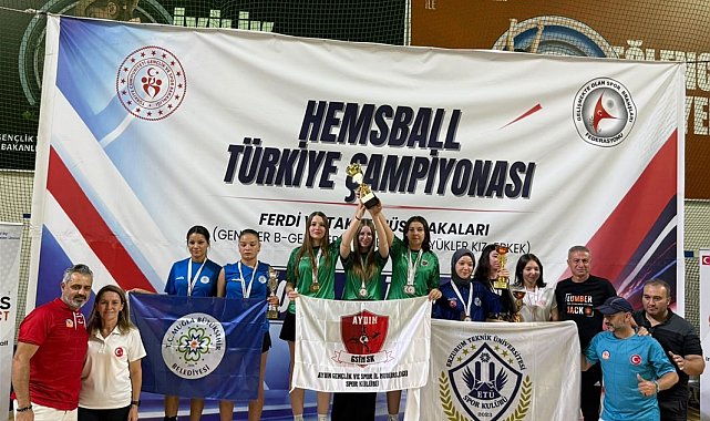 Aydınlı hemsball sporcularından Türkiye Şampiyonası'nda 24 madalya ve 7 kupa