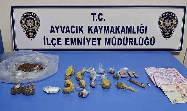 Ayvacık'ta uyuşturucu operasyonu: 1 tutuklama