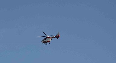 Bahçesaray'da perikardit hastası helikopter ambulansla Van'a sevk edildi