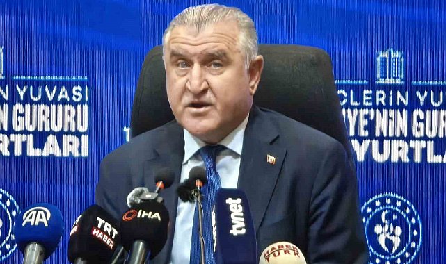Bakan Bak: "Öğrenci yurtlarına ilk yerleştirmede yüzde 90 ile rekor kırdık"