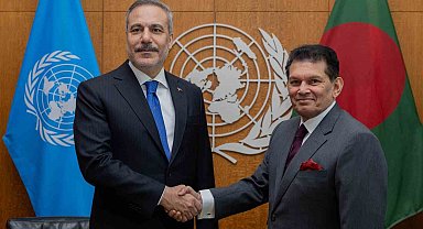 Bakan Fidan, BM 81. Genel Kurul Başkanı Rahman ile bir araya geldi