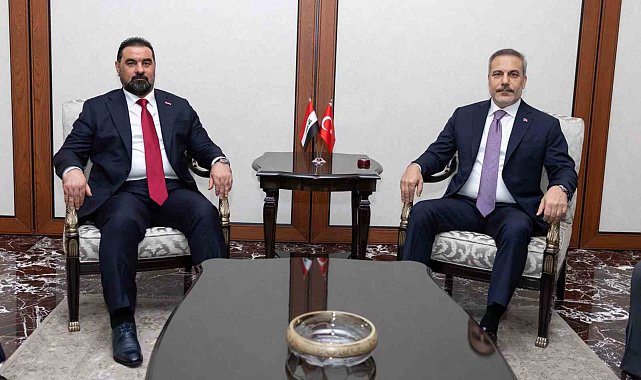 Bakan Fidan, Irak Temsilciler Meclisi Başkanı Halbusi ile görüştü