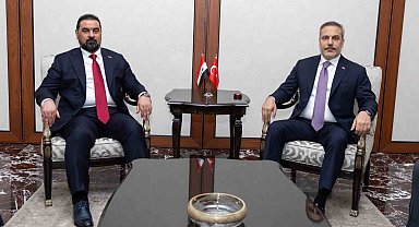 Bakan Fidan, Irak Temsilciler Meclisi Başkanı Halbusi ile görüştü