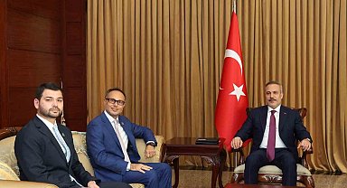 Bakan Fidan, TÜRKPA Genel Sekreteri Hasan ile görüştü