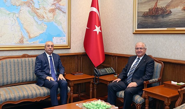 Bakan Güler, Mehdi Eker ile görüştü