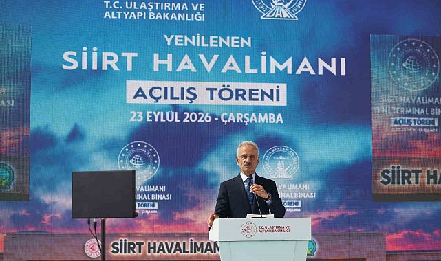 Bakan Uraloğlu: "Siirt'i yeniden gökyüzüyle buluşturduk"