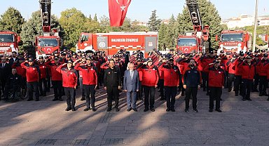 Balıkesir'de kahraman itfaiyecilere anlamlı jest