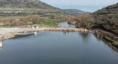 Balıkesir'de Nergis Çayı Göleti yangınla mücadelede hayati rol üstlendi