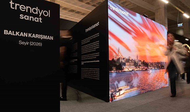 Balkan Karışman'ın "Seyir"i Trendyol Sanat desteğiyle ilk kez Contemporary Istanbul'da