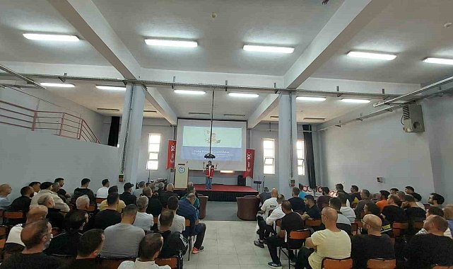 Bandırma Açık Ceza İnfaz Kurumu'nda kadına yönelik şiddet eğitimi