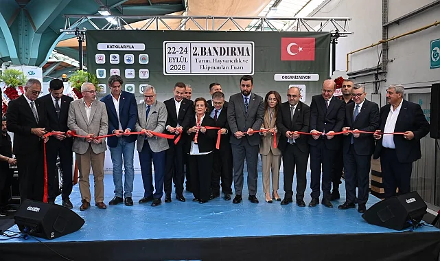 Bandırma'da Tarım ve Hayvancılık Fuarı açıldı