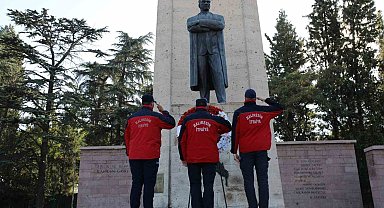 Başkan Akın'dan kahraman itfaiyecilere anlamlı jest