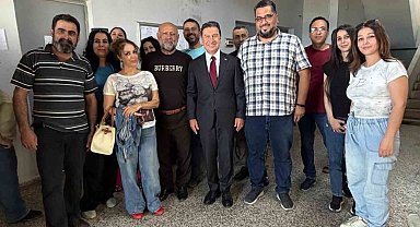 Başkan Aras, Suriye ziyaretinde Bayır-Bucak Türkmenleri ile bir araya geldi