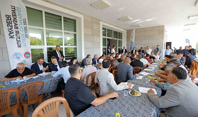Başkan Büyükkılıç'tan İncesu ve Yeşilhisar'da muhtarlarla "istişare" mesaisi