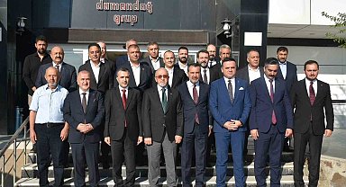 Başkan Dumandağ, Bakan Yardımcısı Aydoğdu ve il protokolünü ağırladı