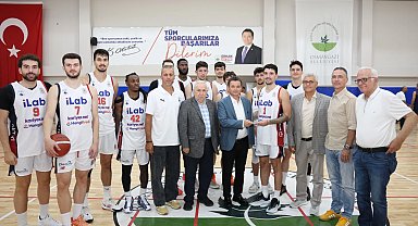 Başkan Erkan Aydın'dan basketbola tam destek