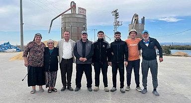 Başkan Köprü'den harman yerine ziyaret