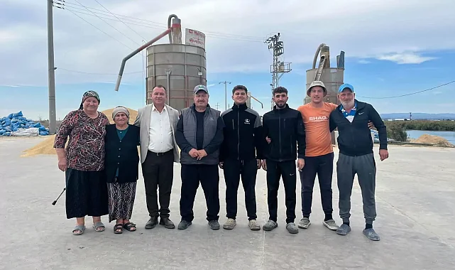 Başkan Köprü'den harman yerine ziyaret