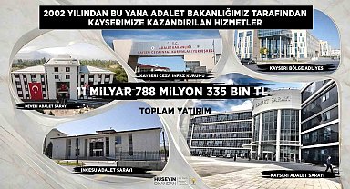 Başkan Okandan: "Kayseri'mize adalet yatırımları güçlenerek devam ediyor"