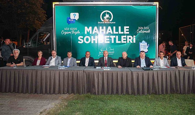 Başkan Özlü: "Paranın olmadığı bir zamanda Düzce'yi baştan inşa ediyoruz"