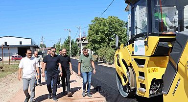 Başkan Özlü saha çalışmalarını inceledi