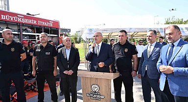 Başkan Sami Er: "İtfaiyemizi hem binalarımızla hem de araç filomuzla güçlendiriyoruz"