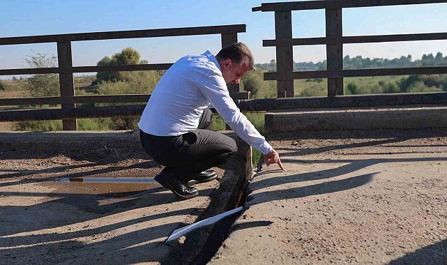 Başkan Vekili Biba, Çeltikçi Köprüsü'nü inceledi