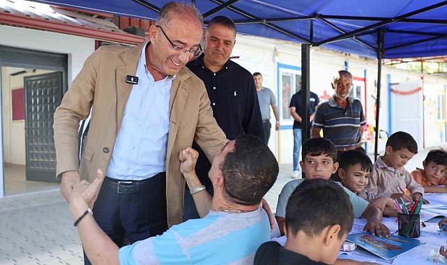 Başkan Yapar, çocukların mutluluğuna ortak oldu