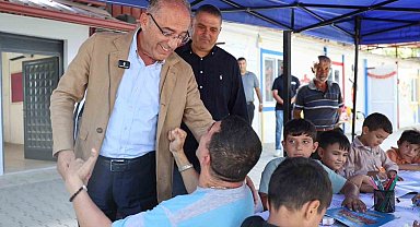 Başkan Yapar, çocukların mutluluğuna ortak oldu