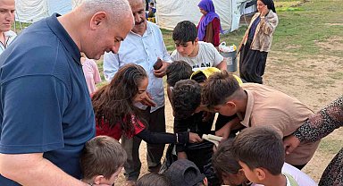 Başkan Yılmaz Yıldız, mevsimlik tarım işçilerinin çocuklarıyla buluştu