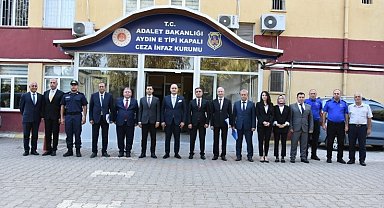 Başsavcı Arısoy, Aydın E Tipi Cezaevi'ndeki çalışmaları değerlendirdi