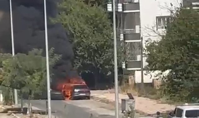 Batman'da araç yangını
