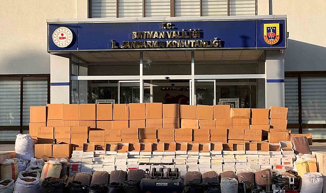 Batman'da kaçakçılık operasyonları: 2 gözaltı