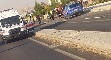 Batman'da otomobil takla attı: 4 yaralı