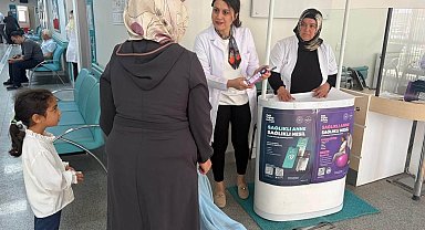 Bayburt'ta anne adaylarına sağlıklı gebelik bilgilendirmesi