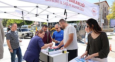 Bayburt'ta kanser taramalarına yönelik çalışma gerçekleştirildi