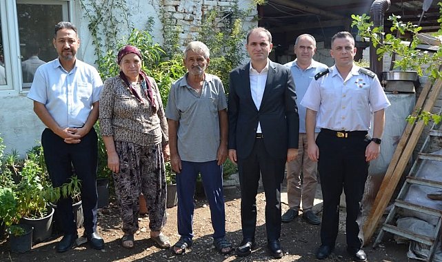 Bayındır Kaymakamı Murat Mete'den gazilere vefa ziyareti