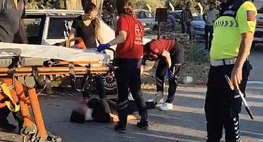 Bayındır'da otomobil ile motosiklet çarpıştı: 2 yaralı