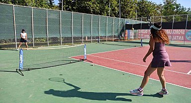 Beach Park'ta tenis keyfi