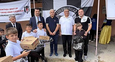 Beşiktaş'tan Lüleburgaz'da 50 öğrenciye eğitim desteği