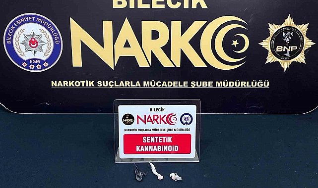 Bilecik'te bir araç 3 şüpheli şahıs üzerinde bonzai ele geçirildi