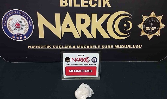 Bilecik'te üzerinde metamfetaminle yakalandı