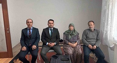 Bilecik'te yangından etkilenen aileye destek
