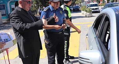 Bilecik'te yaya önceliği için trafik farkındalığı oluşturuldu