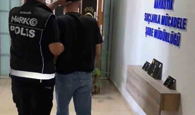 Bingöl'de uyuşturucu operasyonu: 1 şüpheli tutuklandı