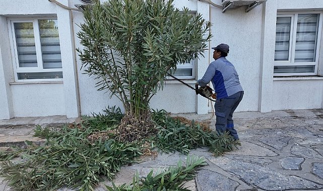 Bodrum Belediyesi'nden okullara bakım ve onarım desteği