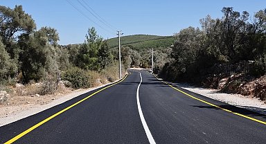 Bodrum Çamlık Mahallesi'nin yolları yenilendi